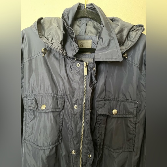 Massimo Dutti Men’s Navy Blue Raincoat - Picture 4 of 6